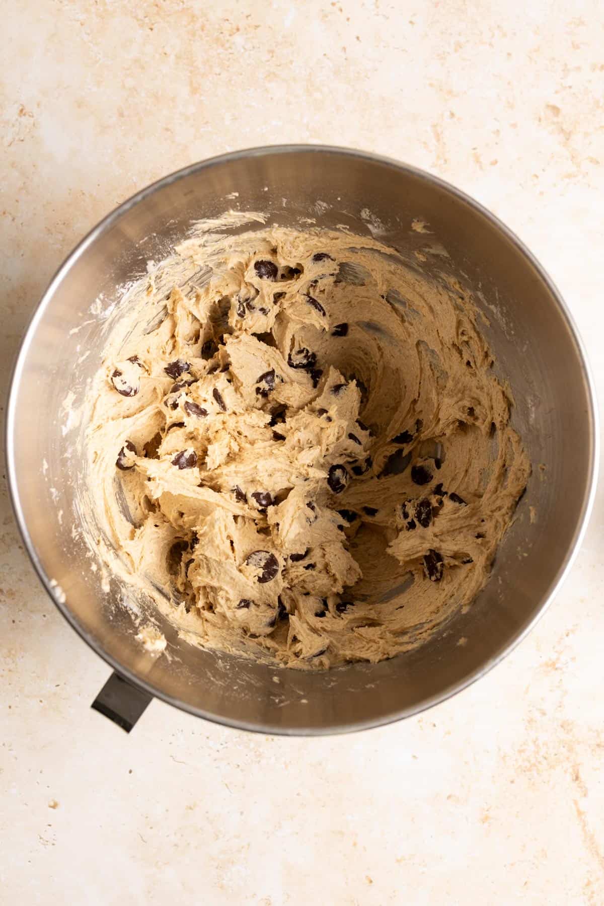Miso sourdough chocolate chip cookie dough.