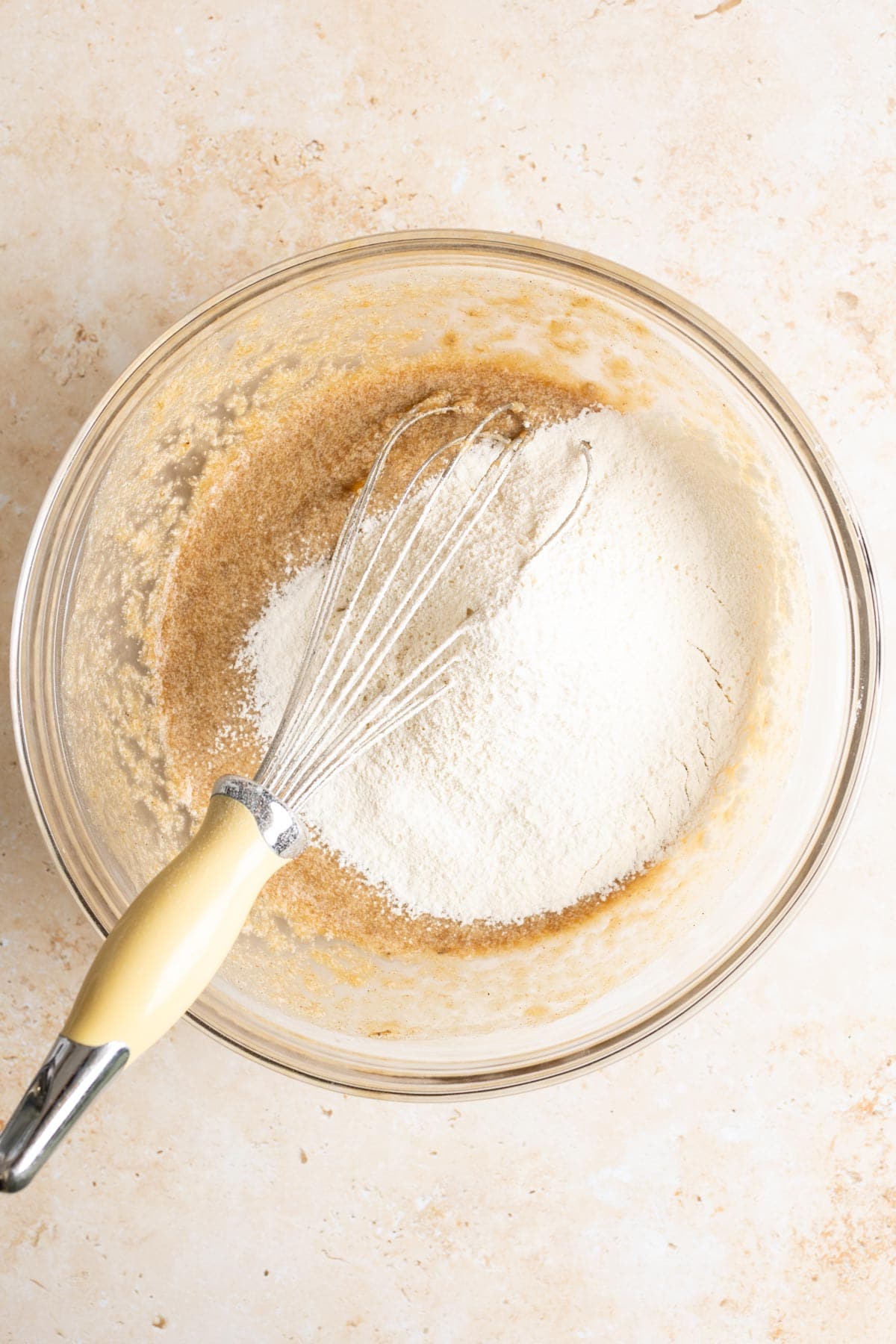 Add dry ingredients.