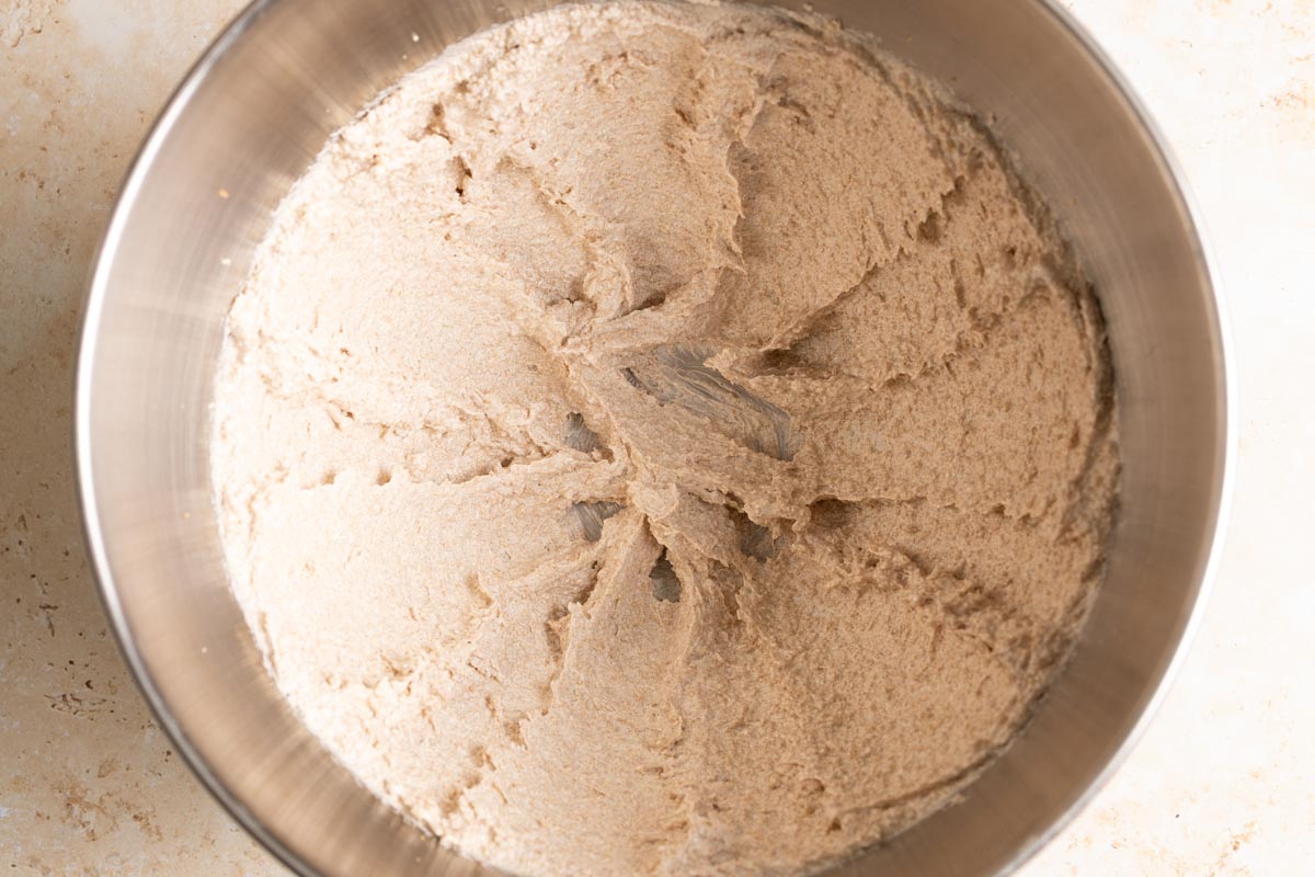 Creamed brown butter with sugar.